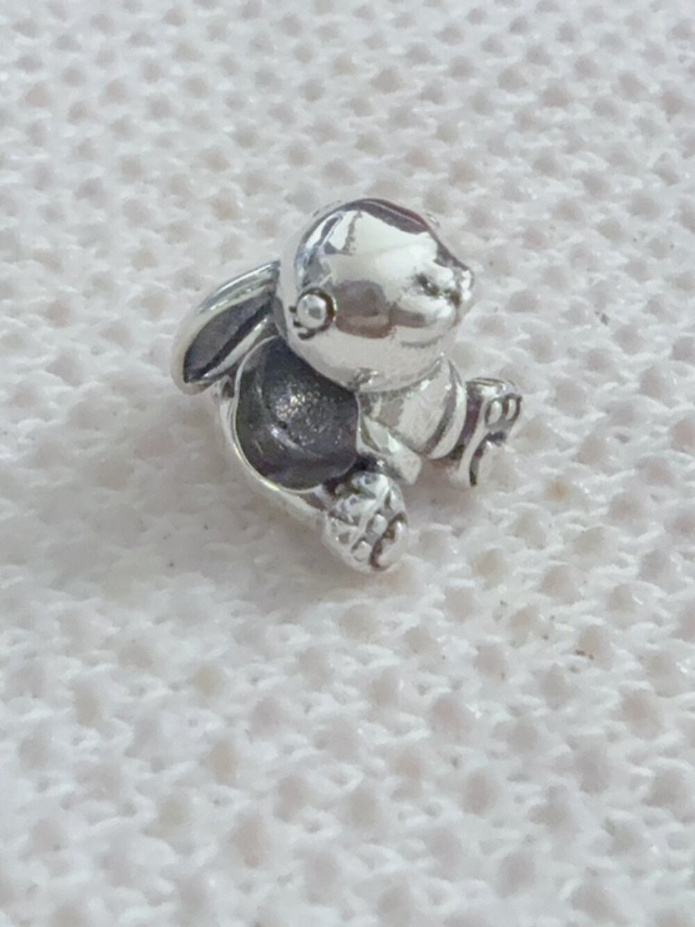 Nini the Rabbit Charm Sterling Silver Charm For Pandora Bracelet
